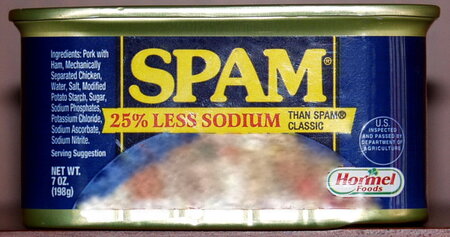 Spam, conserva de carne tocata